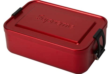 Supreme SIGG Small Metal Storage Box Plus Red SS18 NIB